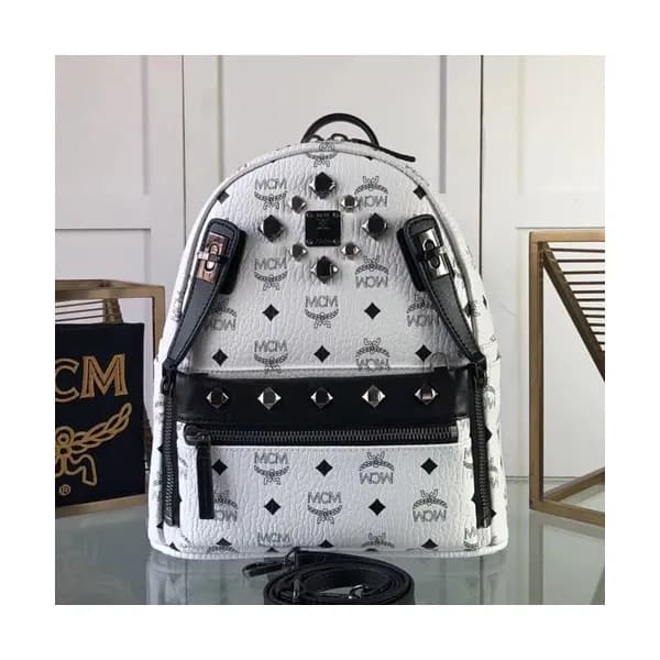 MCM 2019 Dual Stark Visetos Back Pack,26/34cm - 엠씨… - 1