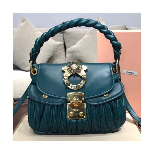 MiuMiu 2019 Matelasse Coffer Large Tote Shoulder C… - 1
