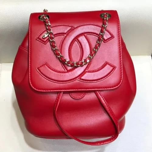 Chanel 2019 Leather Back Pack,20CM - 샤넬 2019 레더 백팩… - 1