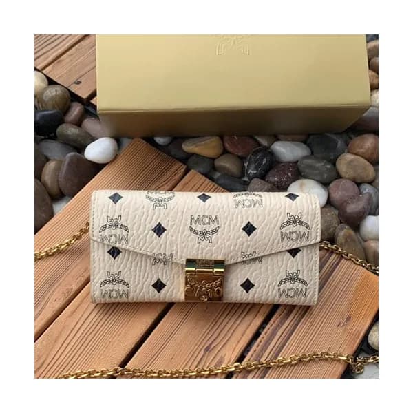 MCM 2019 Visetos Wallet Chain Shoulder Cross Bag,1… - 1