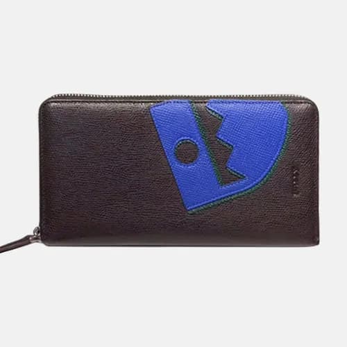 Bally 2019 Mens Leather Zip Round Wallet - 발리 남성용 … - 1