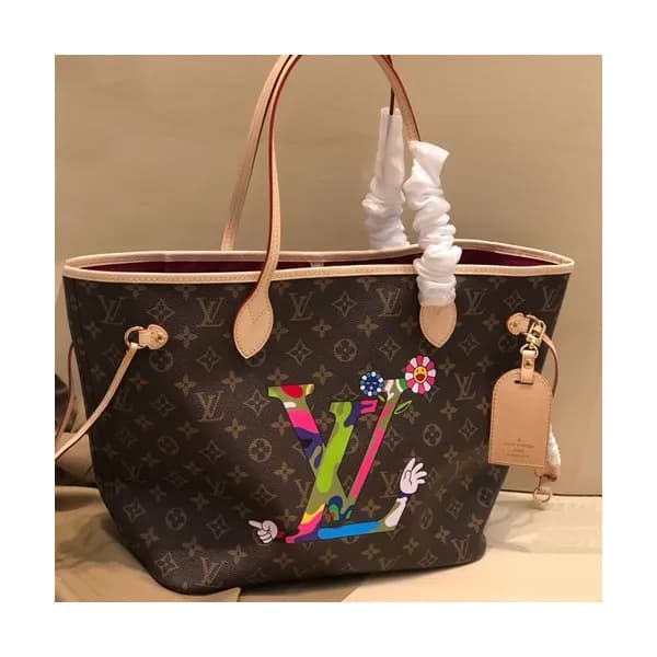 Louis Vuitton 2019 Never Full Monogram Tote Should… - 1