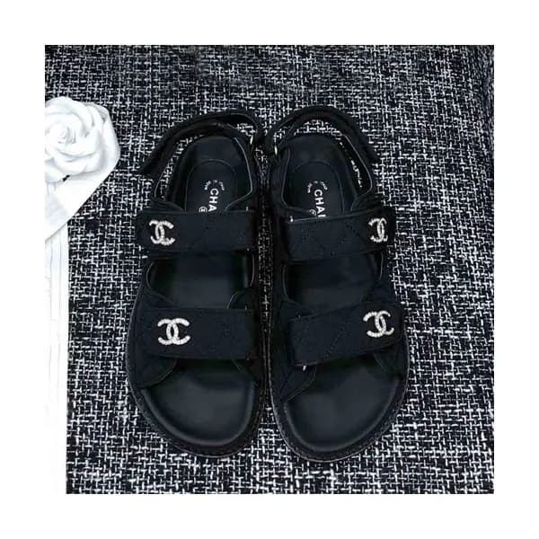 Chanel 2019 Ladies Leather Sandal - 샤넬 2019 여성용 레더… - 1