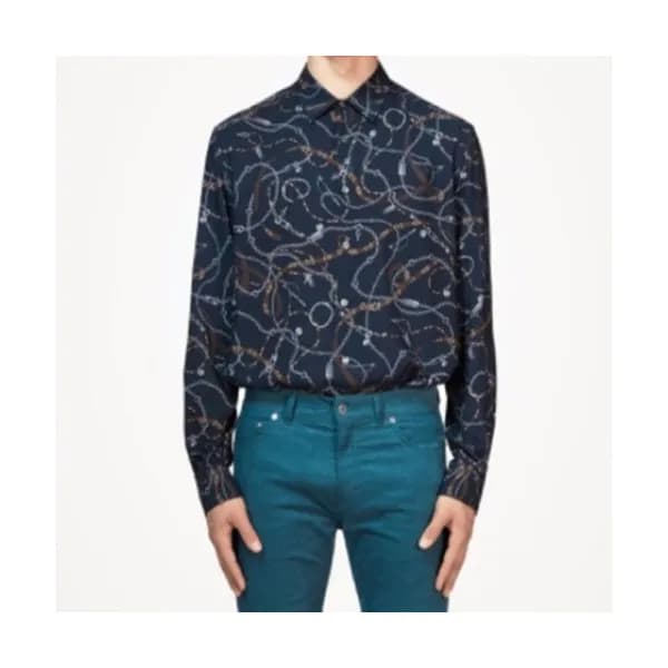 Louis vuitton 2019 Mens Logo Slim Fit Cotton shirt… - 1