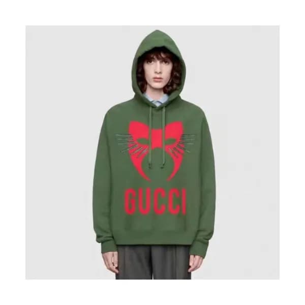 Gucci 2019 Mm/Wm Logo Cotton HoodT - 구찌 2019 남자 로고… - 1