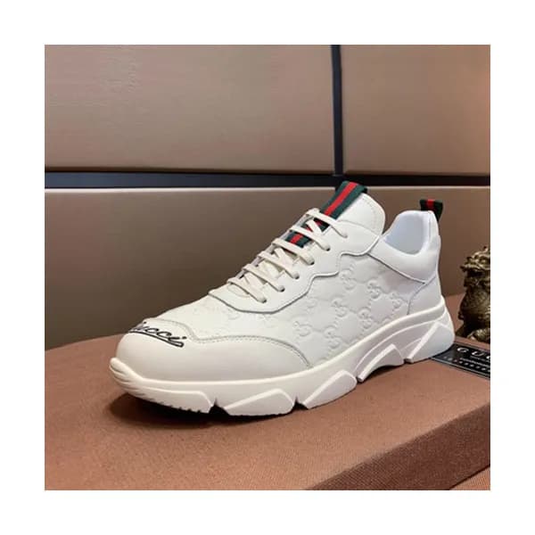 Gucci 2019 Mens Leather Sneakers - 구찌 2019 남성용 레더 … - 1