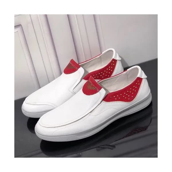 Armani 2019 Mens Leather Slip On - 알마니 2019 남성용 레더… - 1