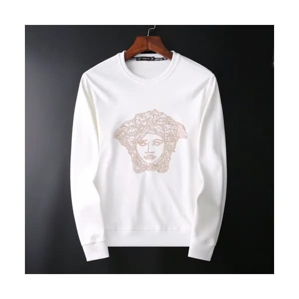 Versace 2019 Mens Medusa Logo Crew-neck Tshirt - 베… - 1