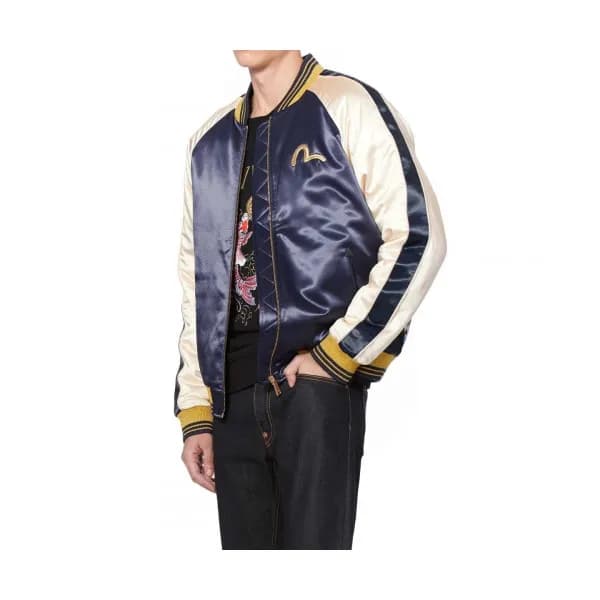 Evisu Mens Embroidery Evisukuro Casual Down Jacket… - 1