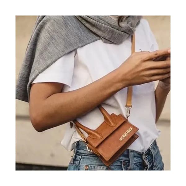 Jacquemus 2019 Leather Mini Tote Shoulder Cross Ba… - 1
