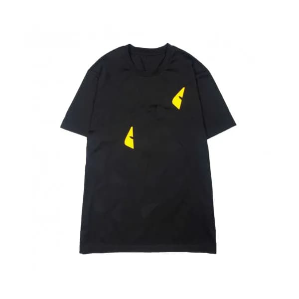 Fendi 2019 Mm/Wm Logo Cotton Short Sleeved Tshirt … - 1