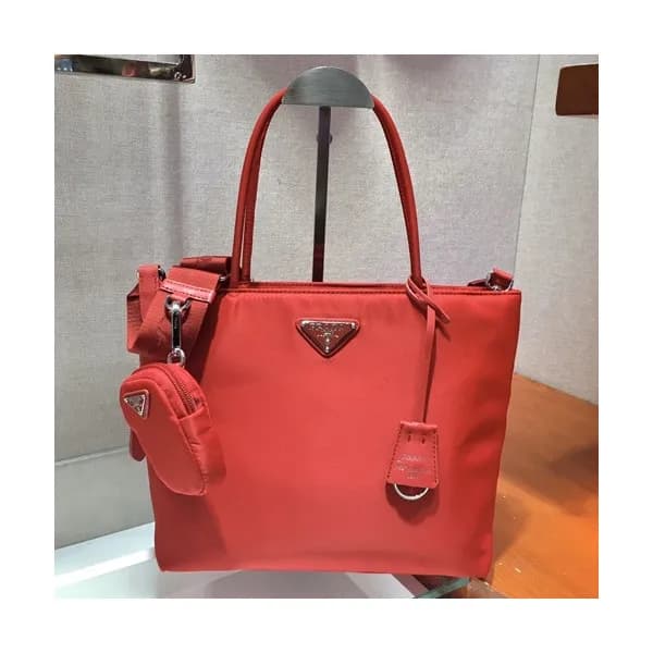 Prada 2019 Nylon Tote Shoulder Shopper Bag,25cm -… - 1