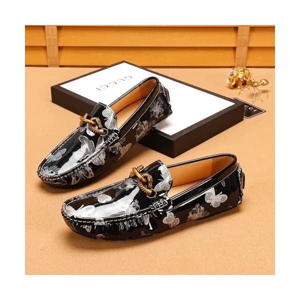 Gucci 2019 Mens Leather Loafer - 구찌 2019 남성용 레더 로퍼… - 1
