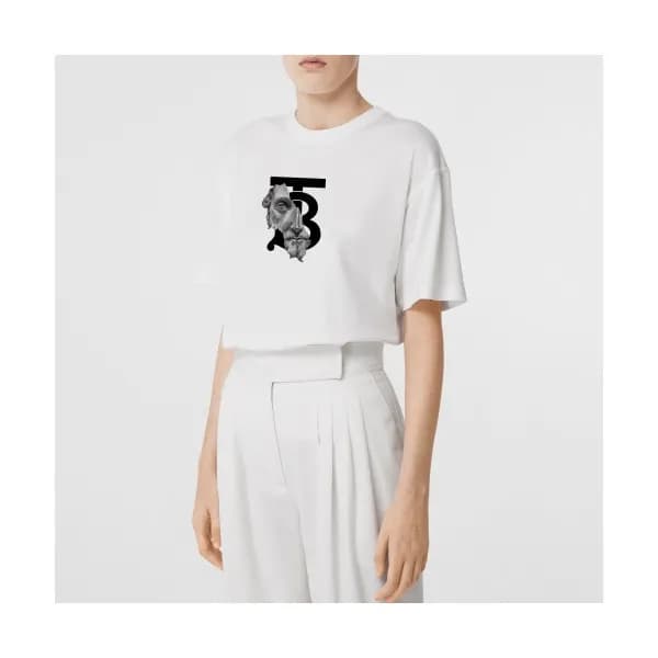 [버버리]Burberry 2020 Mm/Wm Logo Cotton Short Sleeved… - 1
