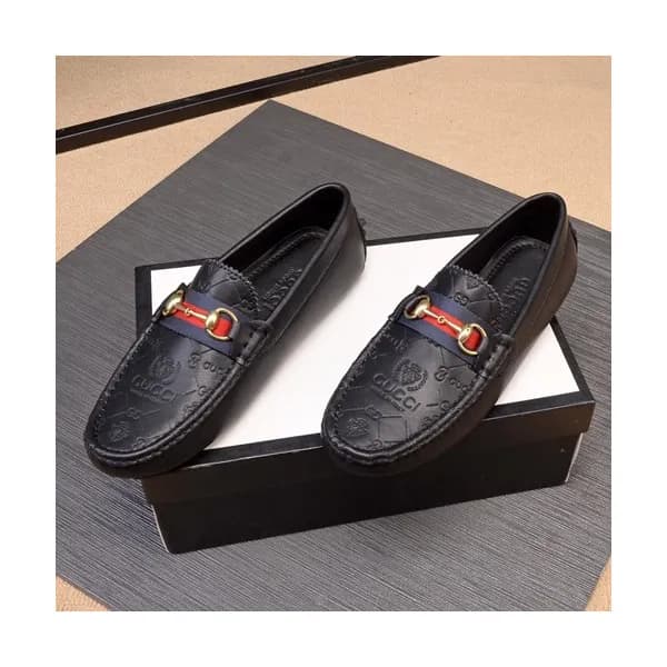 Gucci 2020 Mens Leather Loafer - 구찌 2020 남성용 레더 로퍼… - 1