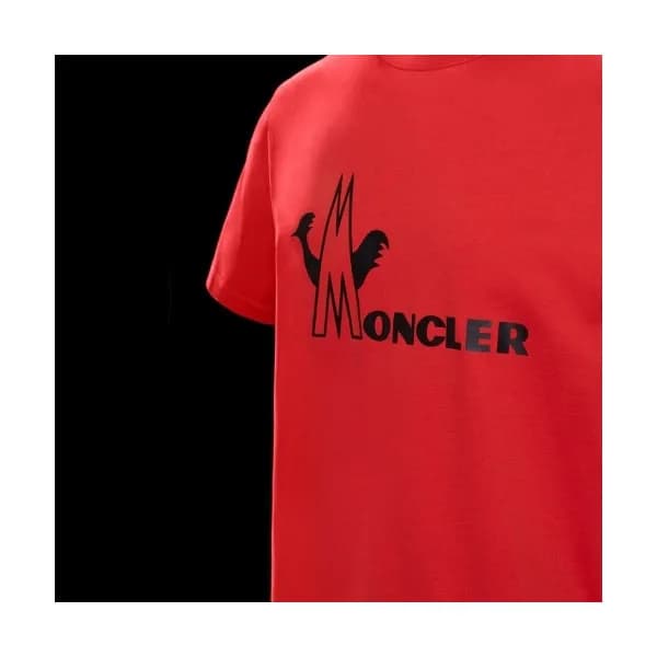 [매장판]Moncler 2020 Mens Logo Silket Crew-neck Short… - 1