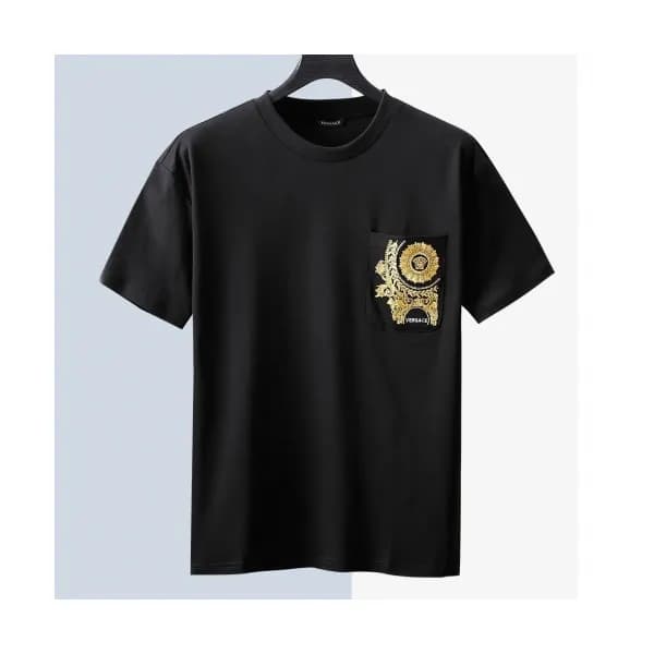 [베르사체]Versace 2020 Mens Logo Silket Short Sleeved … - 1