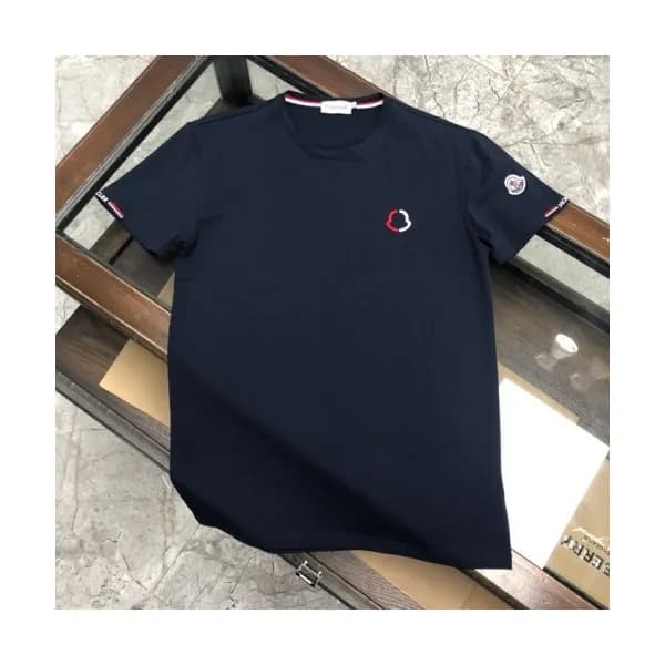 [매장판]Moncler 2020 Mens Logo Silket Crew-neck Short… - 1