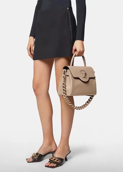 Versace 2022 Leather Chain Shoulder Bag,22CM - 베르… - 1
