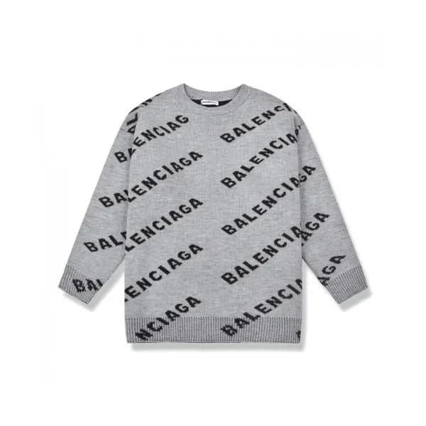 [발렌시아가]Balenciaga 2020 Mm/Wm Logo Crew-neck Sweate… - 1