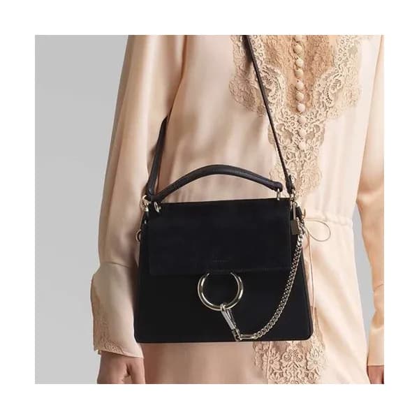 Chole 2020 Faye Leather Tote Shoulder Bag, 26cm - … - 1