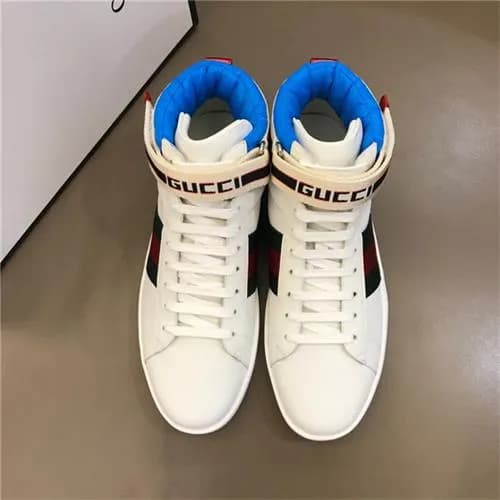 Gucci 2020 FW New Ace Velcro Tape Leather Runner S… - 1