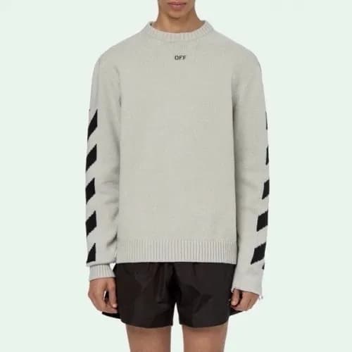 [오프화이트]Off-white 2020 Mm/Wm Brush Mohair Knit Swea… - 1