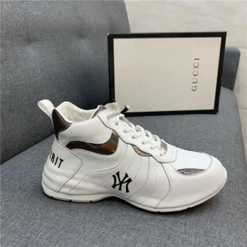 Gucci 2020 Men's Leather Sneakers - 구찌 2020 남성… - 1