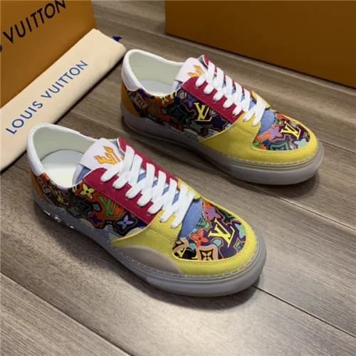 Louis Vuitton 2020 Men's Canvas Sneakers - 루이비… - 1