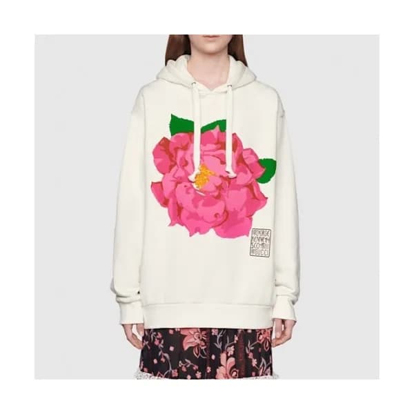 [구찌]Gucci 2021 Mm/Wm Logo Casual Oversize Cotton H… - 1