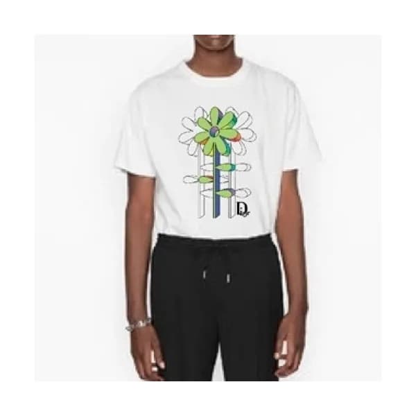 [디올]Dior 2021 Mm/Wm Casual Crew-neck Short Sleeved… - 1