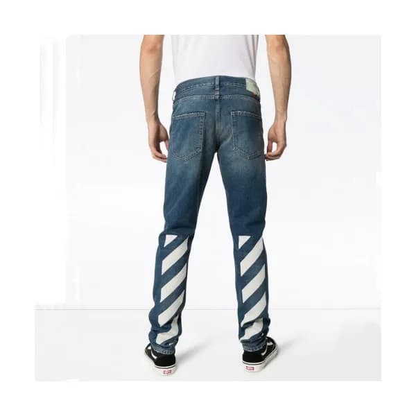 [오프화이트]Off-white 2021 Mens Logo Denim Jeans - 오프화이… - 1