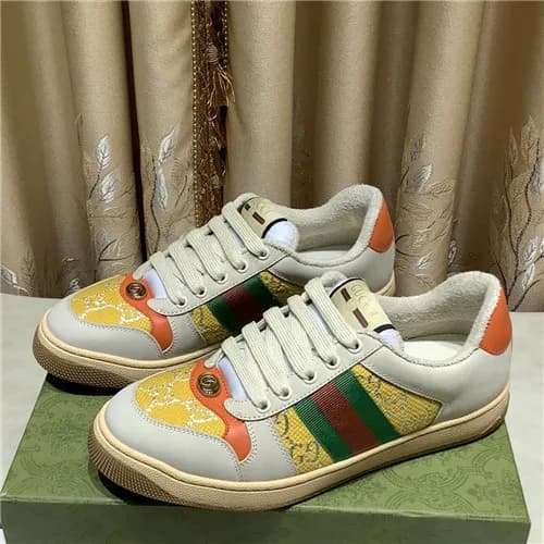[매장판]Gucci 2021 Women's Leather Sneakers - 구찌 … - 1
