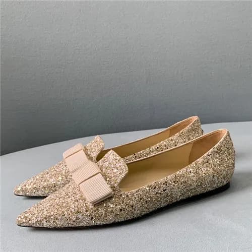 Jimmy Choo 2021 Women's Leather Flat,JIMS0112 …
