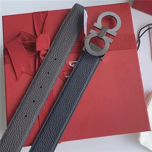 Salvatore Ferragamo 2021 Men's Leather Belt,3.… - 1