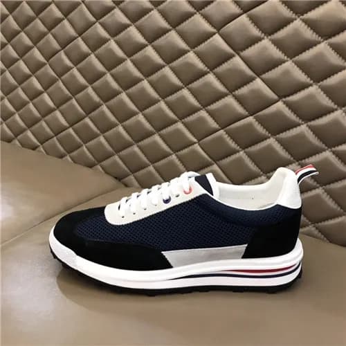 Thom Browne 2021 Men's Leather Sneakers,THOMS0… - 1