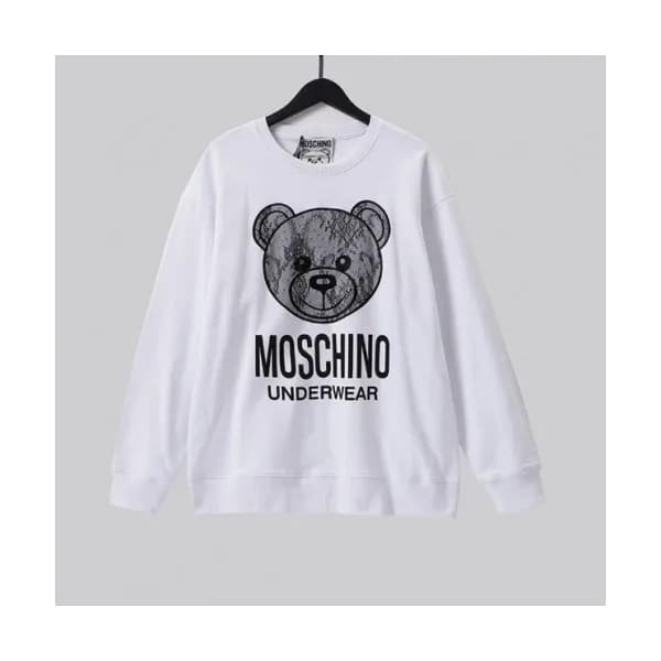 Moschino Mm/Wm Crew-neck Cotton Tshirts White - 모… - 1