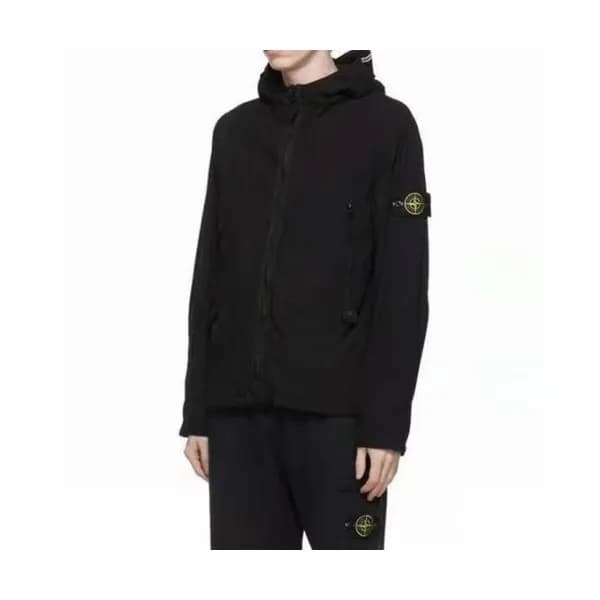 Stone Island Mens Basic Casual Jackets Black - 스… - 1