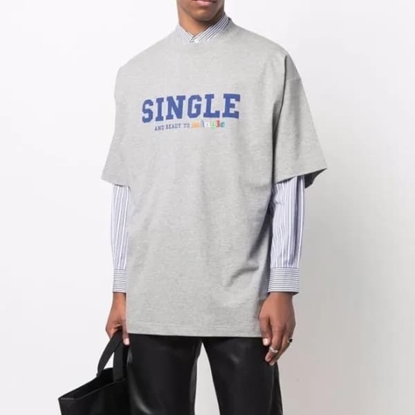 베트멍 남/녀 트렌디 그레이 반팔티 - Unisex Camel Tshirts - vet02… - 1