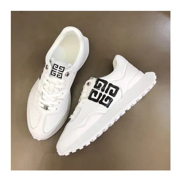 지방시 남성 이니셜 화이트 스니커즈 - Mens White Sneakers - giv068… - 1