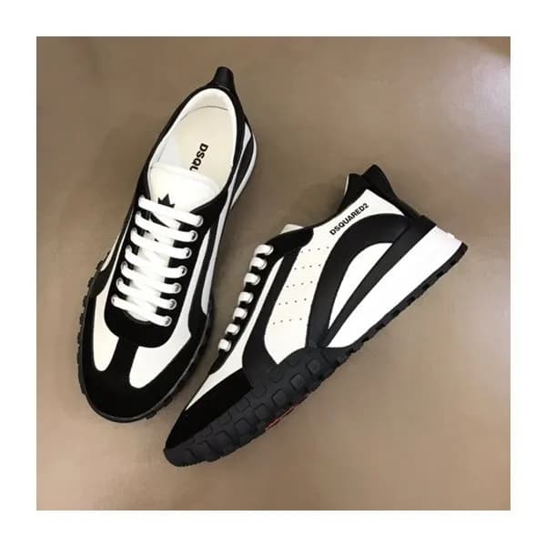 디스퀘어드 남성 트렌디 블랙 스니커즈 - Mens Black Sneakers - dsq00… - 1