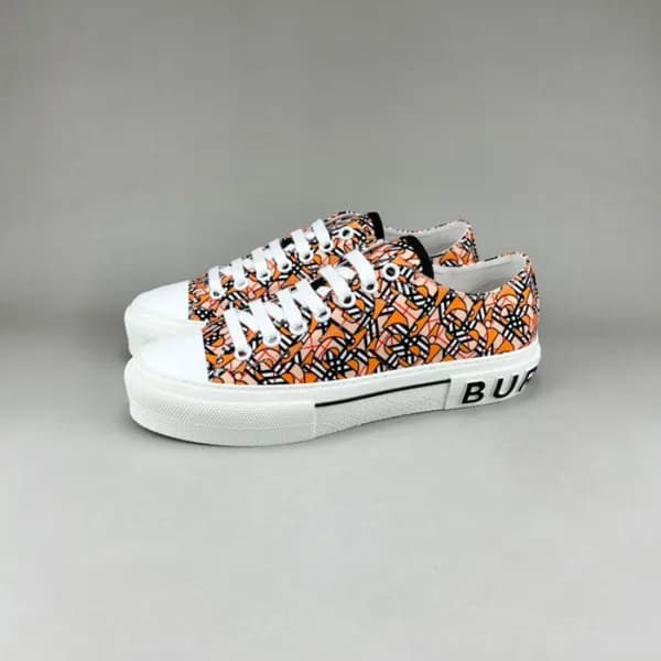 버버리 남성 트렌디 오렌지 스니커즈 - Mens Orange Sneakers - bur04… - 1