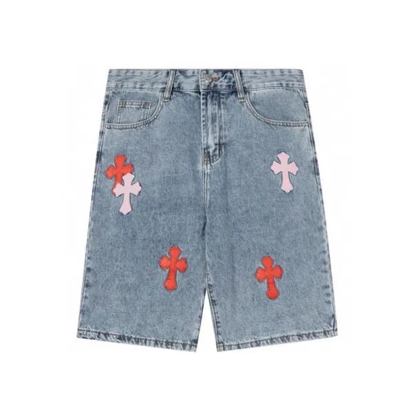 크롬하츠 남성 트렌디 블루 반바지 - Mens Blue Half-pants - chr045… - 1
