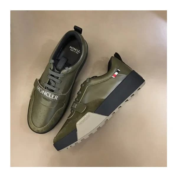 몽클레어 남성 올리브 스니커즈 - Mens Olive Sneakers - moc02494x - 1