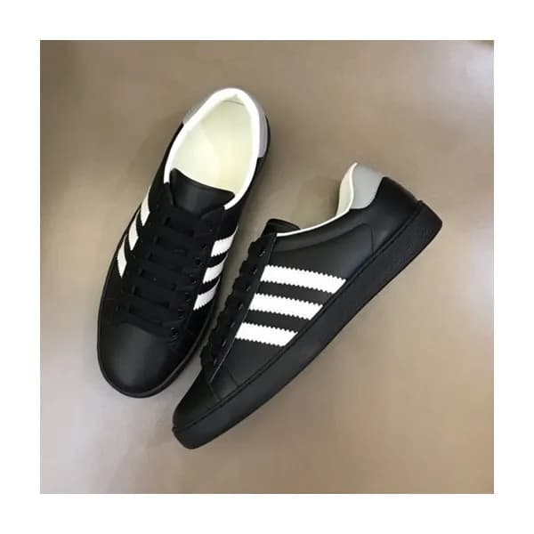 구찌 남성 클래식 블랙 스니커즈- Mens Black Sneakers - guc05130X - 1