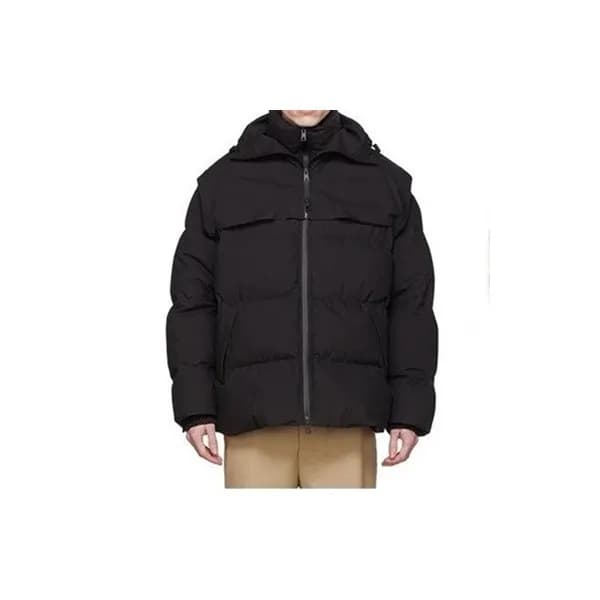 보테가베네타 남/녀 블랙 구스다운 패딩 - Bottega Veneta Unisex Blac… - 1