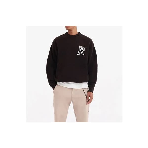 리프리젠트 남성 블랙 크루넥 스웨터 - Represent Mens Black Sweater… - 1