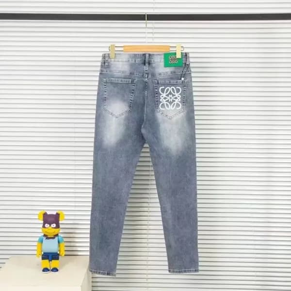로에베 남성 블루 청바지 - Loewe Mens Blue Jeans - loe698x - 1