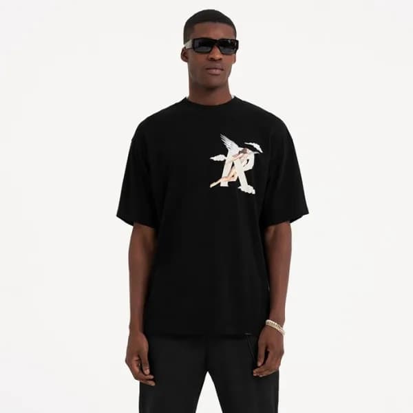 리프리젠트 남성 블랙 크루넥 반팔티 - Represent Mens Black Tshirts… - 1