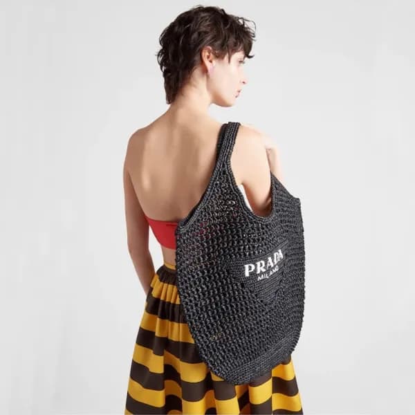 프라다 여성 블랙 토트백 - Prada Womens Black Tote Bag - pr49… - 1